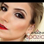 Maquiagem para formatura com penteado vintage