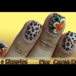 Tutorial de Unhas Decoradas com Flor Carga Dupla