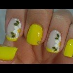 Tutorial de Unhas Express com Decoração em Amarelo com Flor