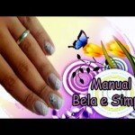 Tutorial para Unhas Lilás Decoradas
