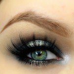 Dica para Olho Esfumado com Glitter Preto e Prata