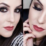 Dica de Maquiagem Bronze com Batom Marsala
