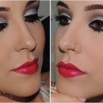 Dica de Maquiagem para Reveillon com Olho e Boca destacados