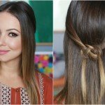 Passo a Passo de Penteado Simples Meio Preso