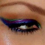 Tutorial de Maquiagem com Delineado Colorido