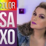 SÉRIE COLOR: MAKE ROSA COM ROXO POR ALICE SALAZAR