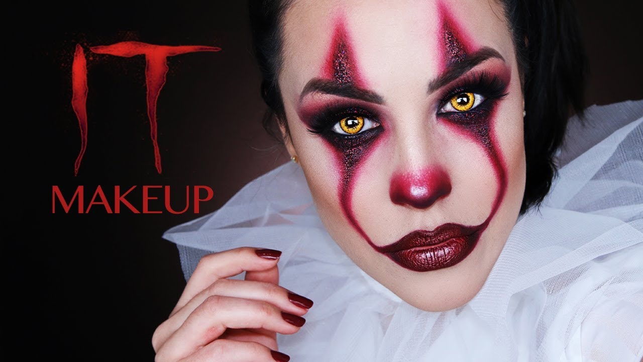 ME TRANSFORMEI NO PENNYWISE | IT A COISA - MAQUIAGEM COMPLETA # ...