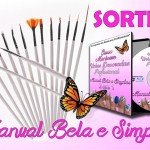 Sorteio Kit Pincéis e Curso Unhas Decoradas Manual Bela e Simples