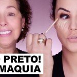 MINHA MÃE IMITOU UMA MAQUIAGEM MINHA EM MIM