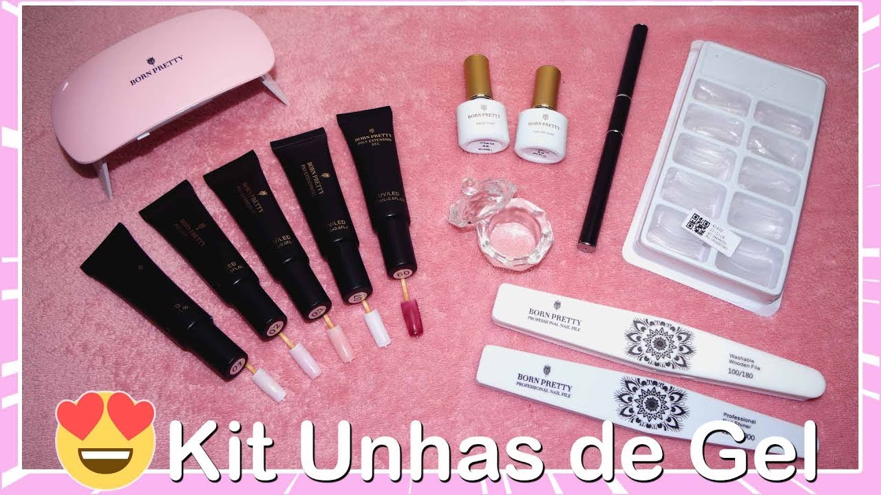 Kit Para Fazer Unhas de Gel  – Recebidos Born Pretty Store