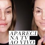 SE ARRUME COMIGO PARA APARECER NA TV AO VIVO - MAKE, CABELO E LOOK