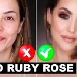FULL FACE RUBY ROSE - MAKE PARA O ANO NOVO