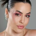 Maquiagem Glam Carnaval Monocromática