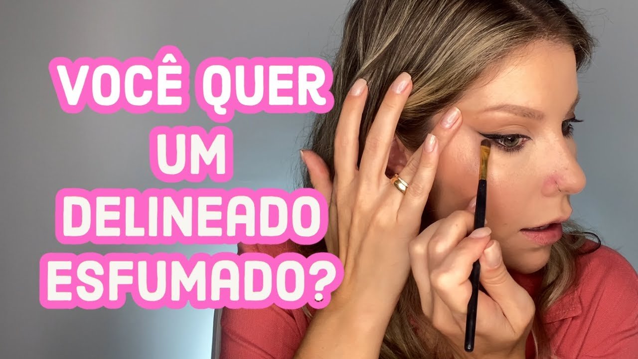 Você quer um delineado esfumado?